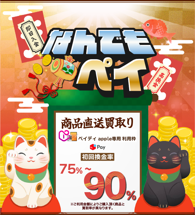 即日入金・高換金・なんでもペイ